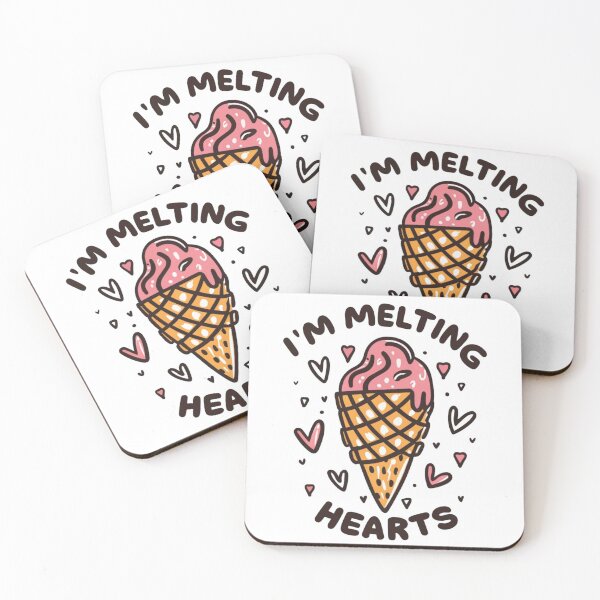 Item preview, i'm melting hearts  designed and sold by PintSizedPixel.