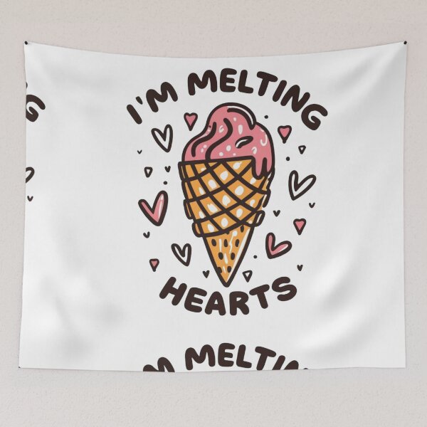 Item preview, i'm melting hearts  designed and sold by PintSizedPixel.