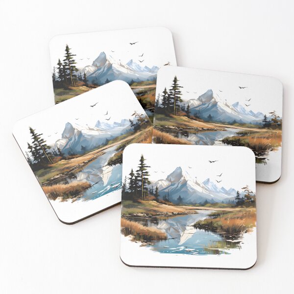 Item preview, Watercolor Mountain Lanscape designed and sold by KSimpson838.