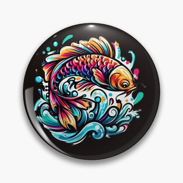 Item preview, Colorful fish. designed and sold by TrueAngler.