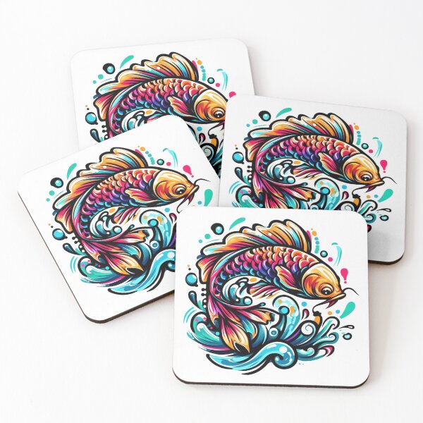 Item preview, Colorful fish. designed and sold by TrueAngler.