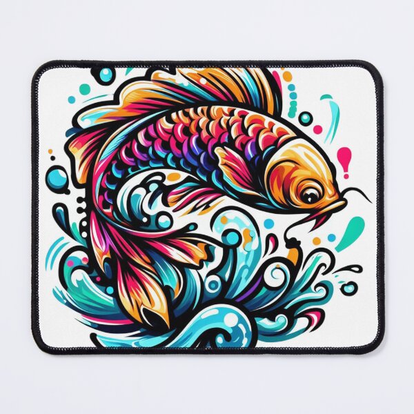 Item preview, Colorful fish. designed and sold by TrueAngler.