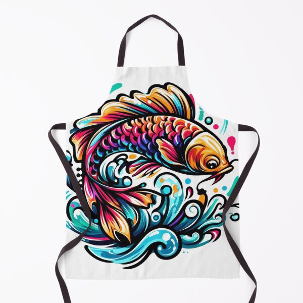 Item preview, Colorful fish. designed and sold by TrueAngler.