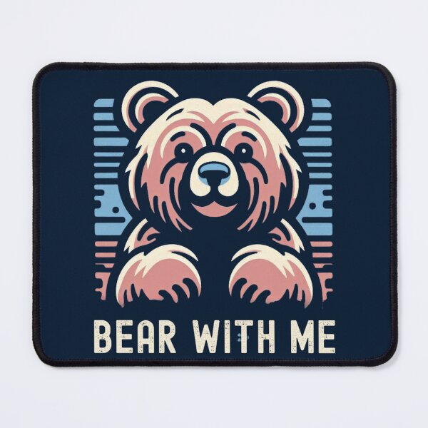 Item preview, Loving Friendly "Bear with Me" Cartoon Art designed and sold by Doddlaix.