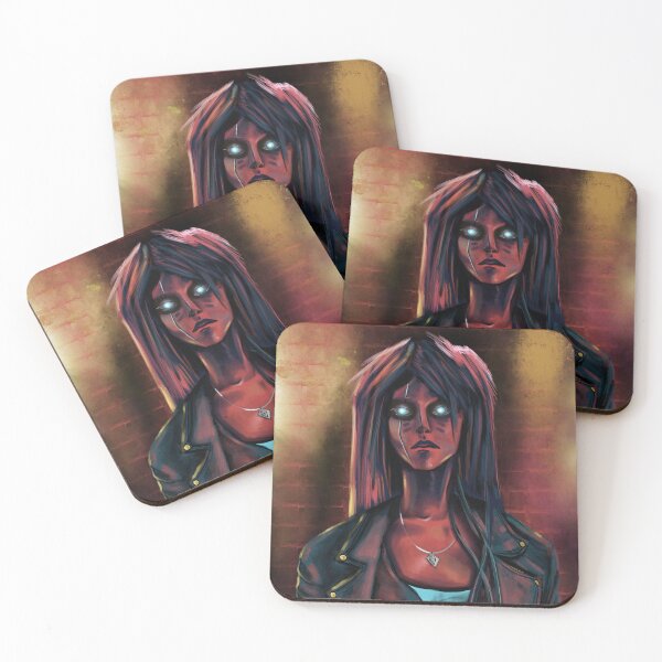 Item preview, Cyberpunk girl digital painting. designed and sold by RoidRage1.