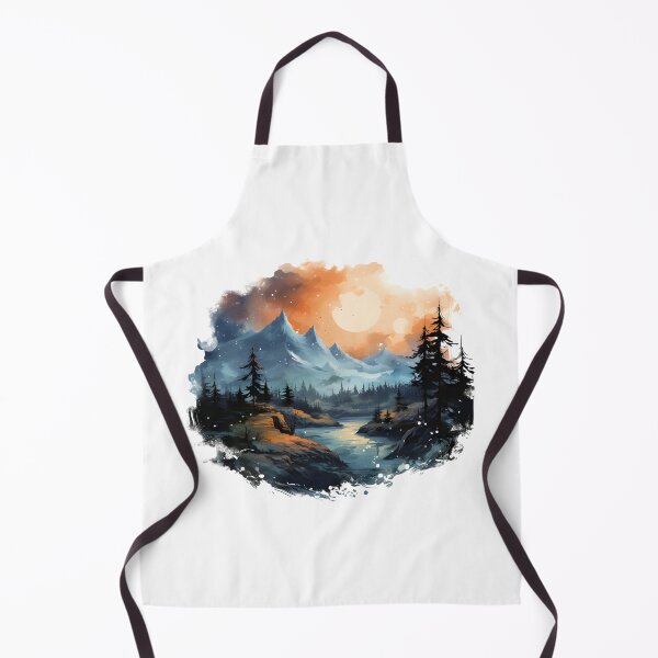 Item preview, Nighttime Mountain Landscape designed and sold by KSimpson838.