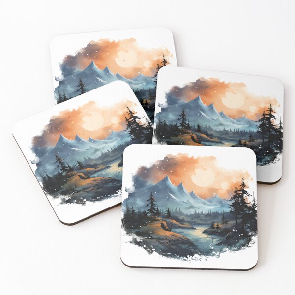 Item preview, Nighttime Mountain Landscape designed and sold by KSimpson838.