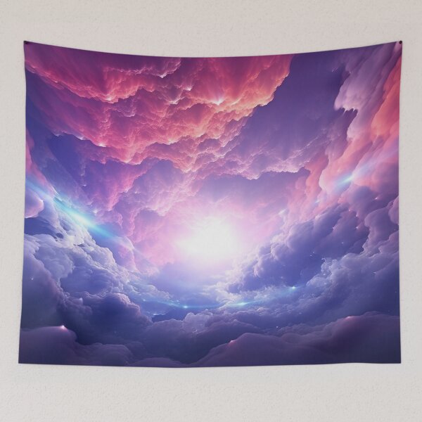 Item preview, Glowing Enigma: Borderline Magic Skies designed and sold by Mullet Monkey.