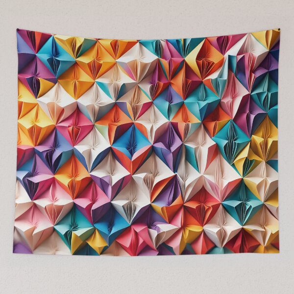 Item preview, Origami Colorful Abstract Pattern. designed and sold by ARichArts.