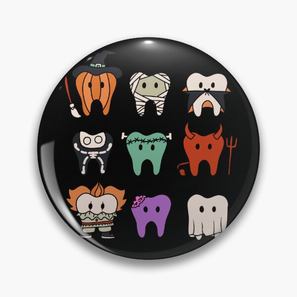 Item preview, Cute teeth dressed up for Halloween  designed and sold by guaka-molly.