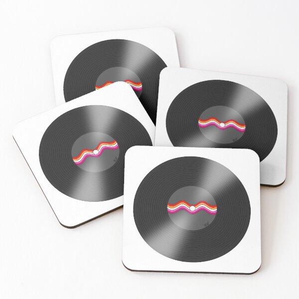 Item preview, Lesbian LGBTQ+ Pride Vinyl Record designed and sold by SentABear.