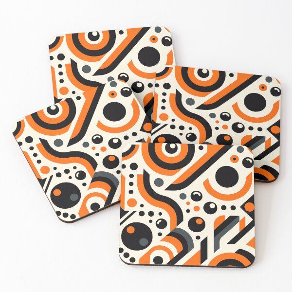 Item preview, Retro Orange Pattern designed and sold by NeatSplash.