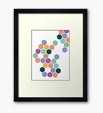 Dislocated blocks Framed Print