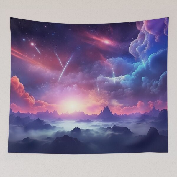Item preview, Celestial Drift: Clouds Aglow with Wonder designed and sold by Mullet Monkey.