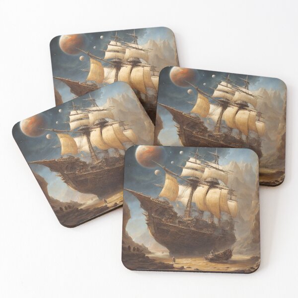 Item preview, Ancient ships, spaceships, murals designed and sold by kingzama.