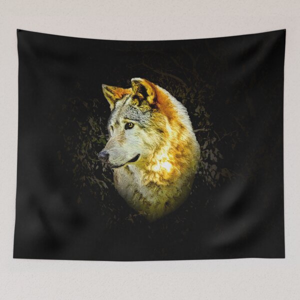 Item preview, Wolf  portrait designed and sold by Guardi71.