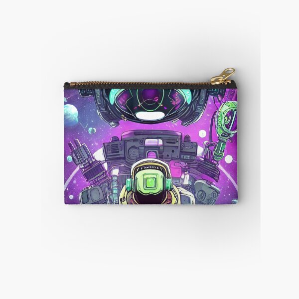 Item preview, Purple robot futuristic, scifi, robotics, cool, space, tech, cyber designed and sold by Cyber Kids.