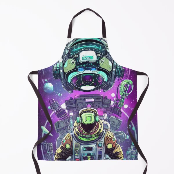 Item preview, Purple robot futuristic, scifi, robotics, cool, space, tech, cyber designed and sold by Cyber Kids.