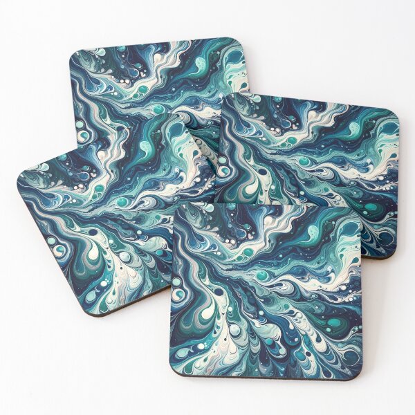 Item preview, Abstract Seafoam designed and sold by NeatSplash.