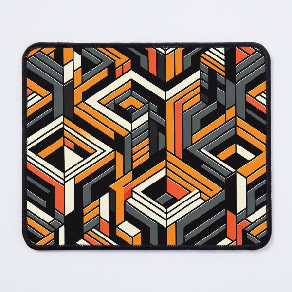 Item preview, Orange Cube Pattern designed and sold by NeatSplash.