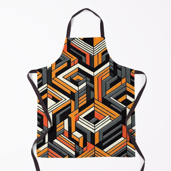 Item preview, Orange Cube Pattern designed and sold by NeatSplash.