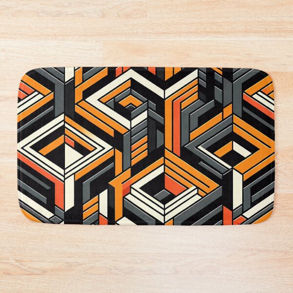 Item preview, Orange Cube Pattern designed and sold by NeatSplash.
