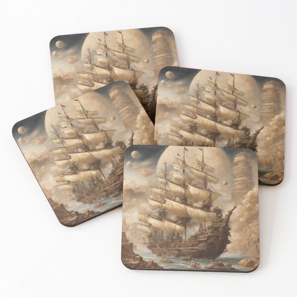 Item preview, Ancient ships, spaceships, murals V.2 designed and sold by kingzama.