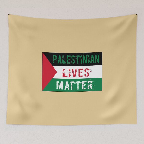 Item preview, Palestinian Lives Matter Art Flag designed and sold by AJ  Liber.