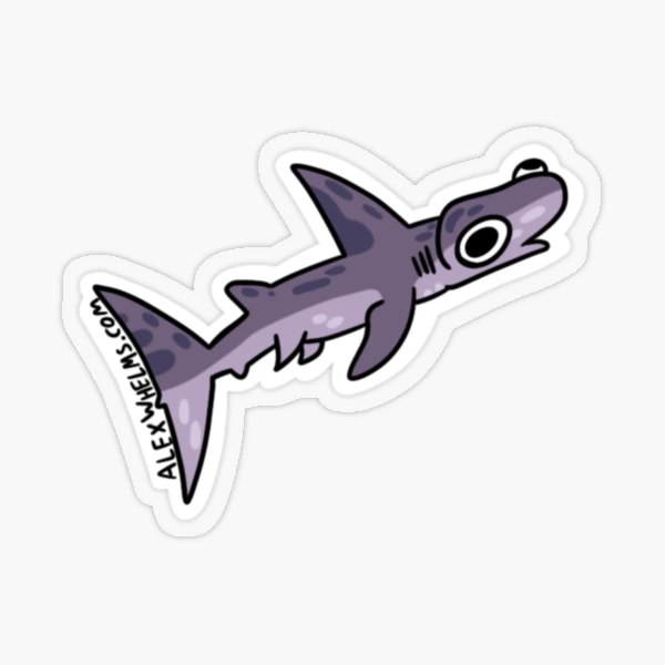 Silly Stickers Whale Shark - Realistic Edition Sticker for Sale by Alex  Helms