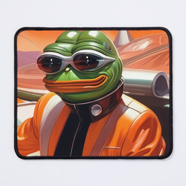 Item preview, Pepe driving a space car designed and sold by Pepooteric.