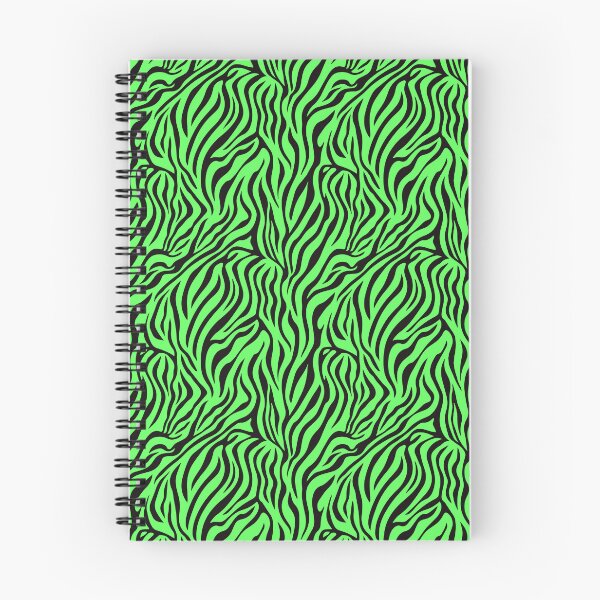 Item preview, Neon Green & Black Zebra Print Seamless Repeating Pattern designed and sold by ajmatos.