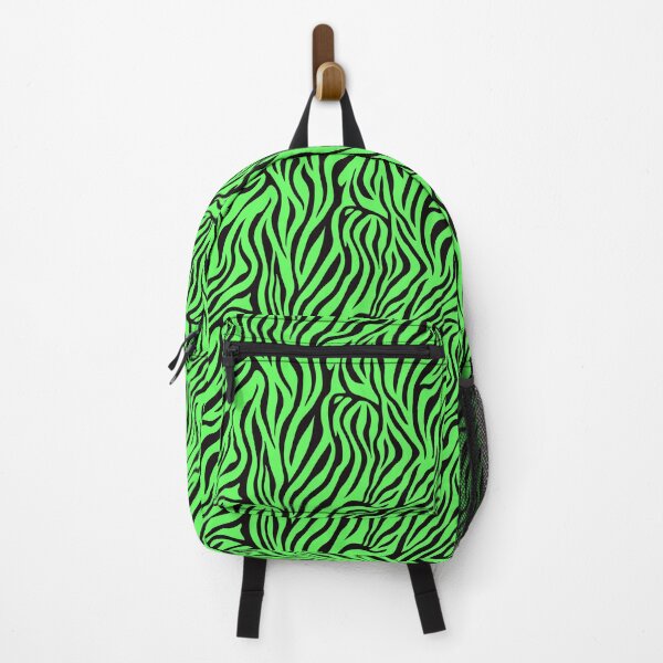 Item preview, Neon Green & Black Zebra Print Seamless Repeating Pattern designed and sold by ajmatos.