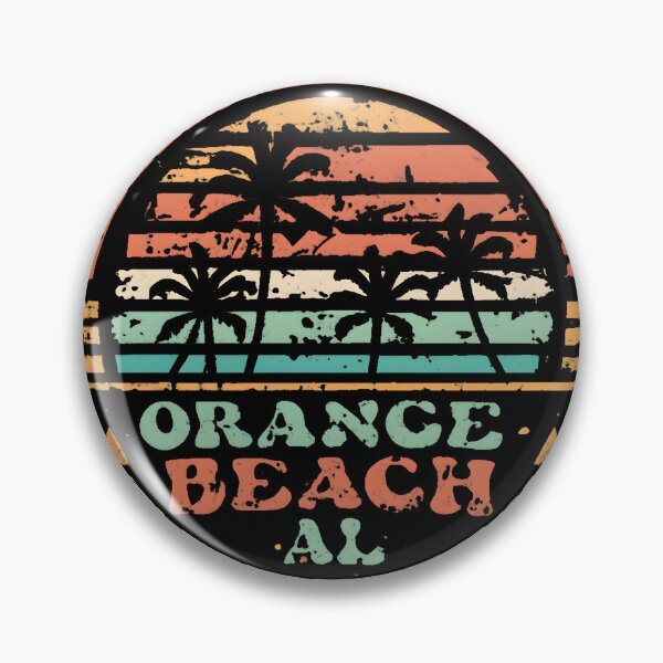 Item preview, Orange beach AL - Retro distressed designed and sold by GediaPrints.