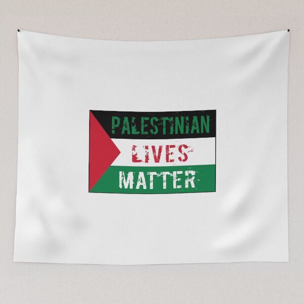 Item preview, Palestinian Lives Matter Flag designed and sold by AJ  Liber.