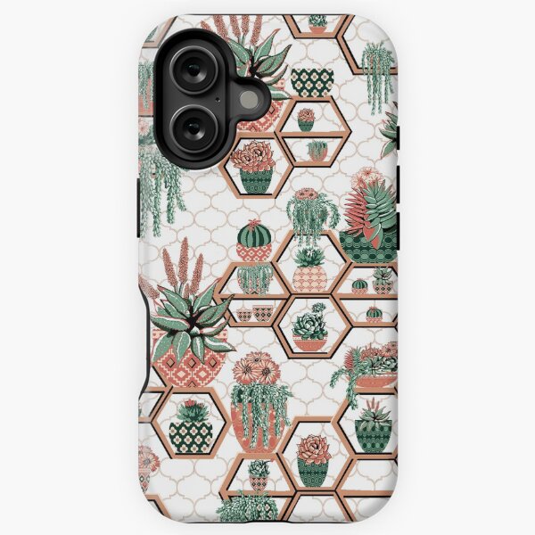 Item preview, Cacti and Succulent Hexagon Moroccan Garden designed and sold by MagentaRose.