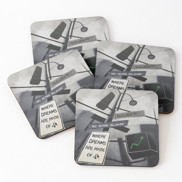 Item preview, Money Never Sleeps designed and sold by LinaPark-Art.