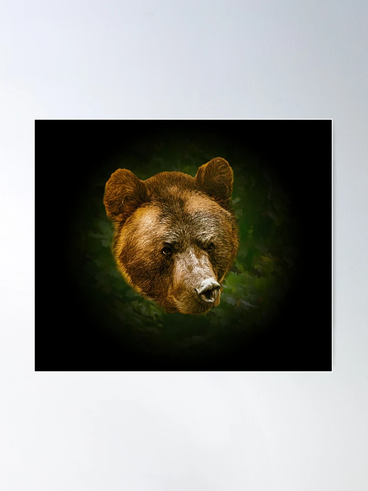 Brown bear fur texture Wall Mural