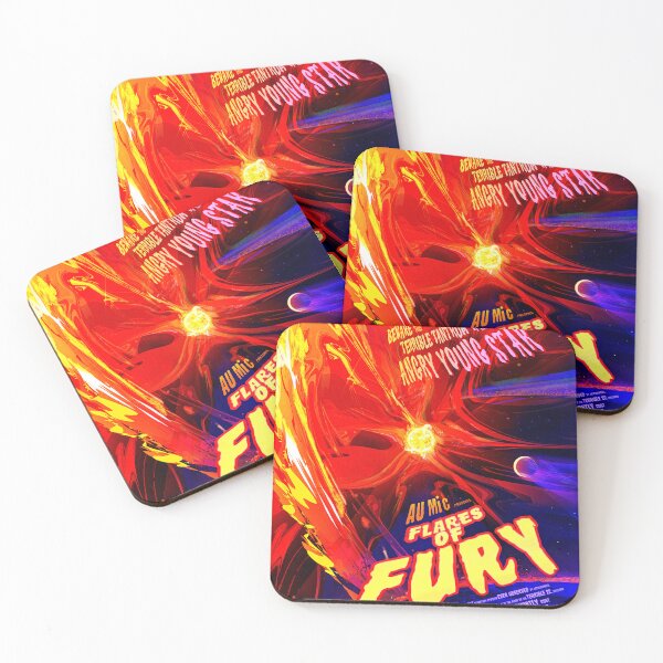 Item preview, Flares of Fury: Angry Young Star | Galaxy of Horrors designed and sold by RocketshipRetro.