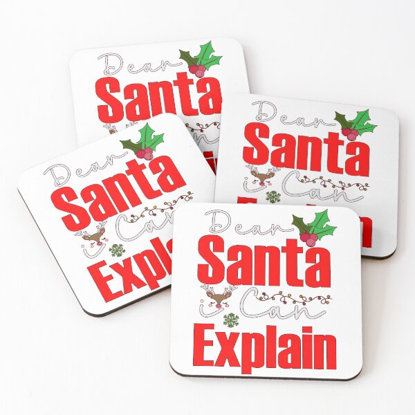Item preview, Dear Santa i Can Explain Funny Gifts For Her And Him designed and sold by predoks.