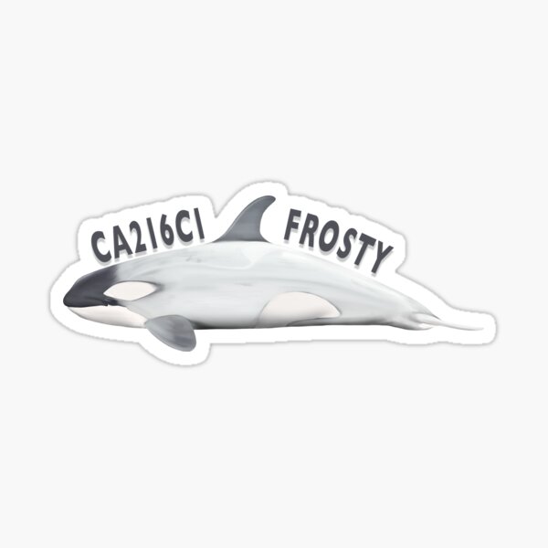 Item preview, CA216C1 "Frosty" The Killer Whale designed and sold by Emma Luck.
