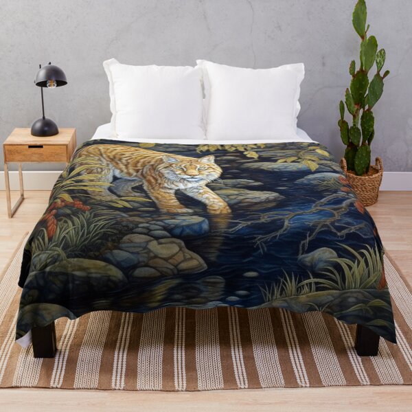 Item preview, Liberian Lynx in The Forest designed and sold by SapphireKunai.