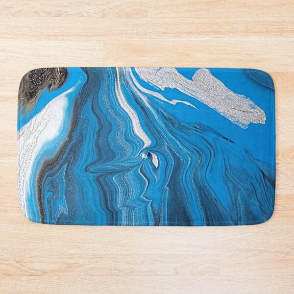 Item preview, Mountain Glacier Landslide. Blue, White and Black Colour Play designed and sold by VividWillowTees.