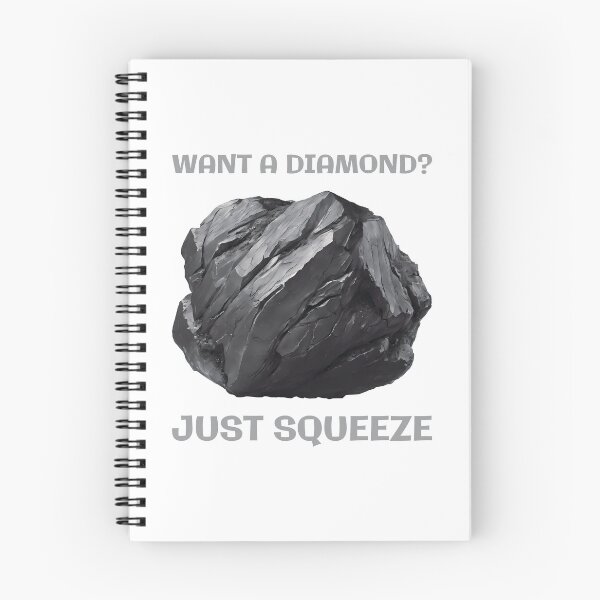 Item preview, Squeeze coal to diamond designed and sold by twisted-dot.