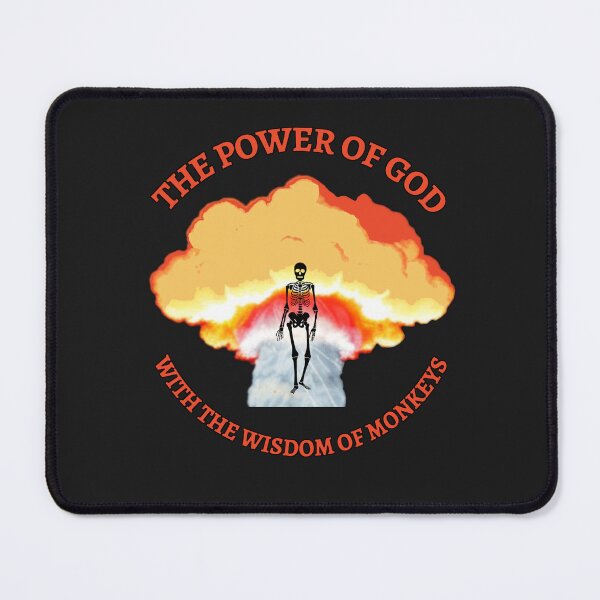 Item preview, Cartoon of mushroom cloud with words of thought. designed and sold by JamesDunican.