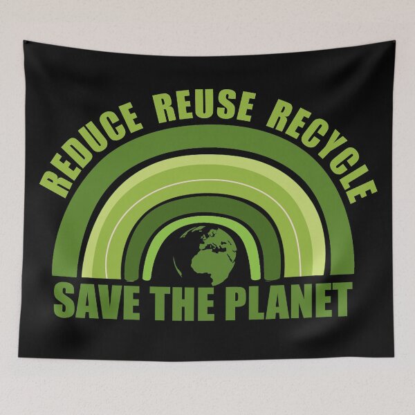 Item preview, Reduce reuse recycle save the planet designed and sold by Alexaltay.