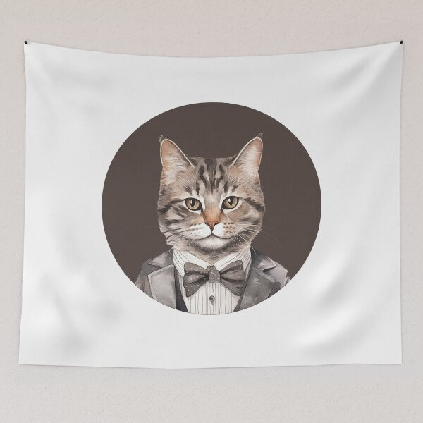 Item preview, Executive cat who will dominate the world designed and sold by Amanda Santiago.
