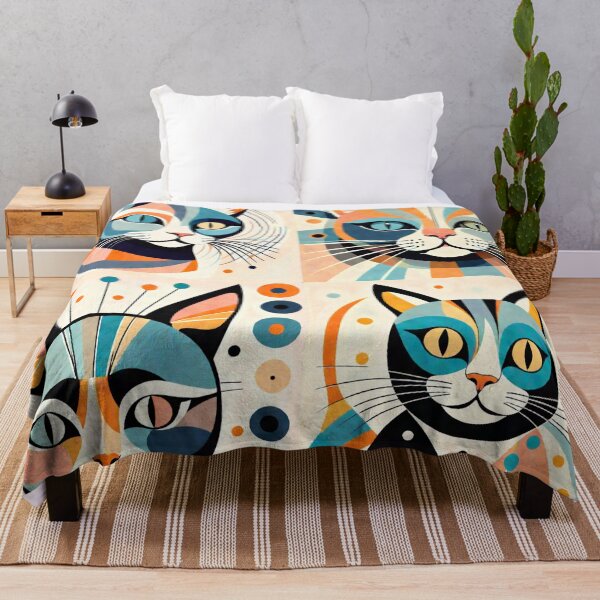 Item preview, The colorful world of cats, simple and minimalistic design. designed and sold by My-fake-places.