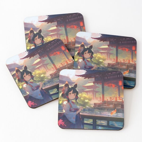 Item preview, Kyoto Neko Garden designed and sold by Chibi Cat Art Corner.