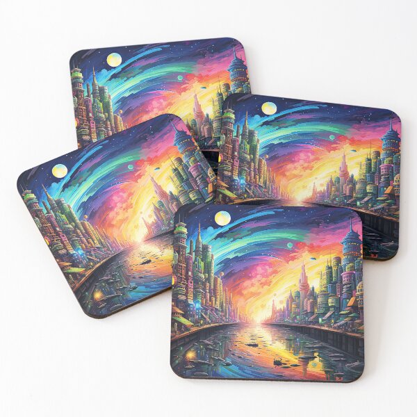 Item preview, Trippy City - Neon Nights in the Metropolis designed and sold by brandway.