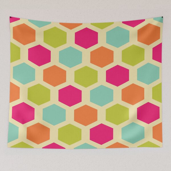 Item preview, VINTAGE HEXAGON Pop Art designed and sold by Bruce ALMIGHTY Baker.
